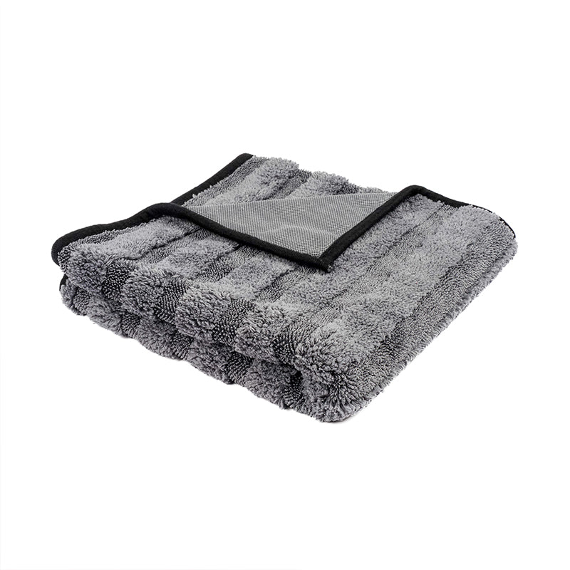 Poshlyf Chipmunk Extreme Drying Towel 600 GSM Grey with Border 80cm x 50cm (1 unit)