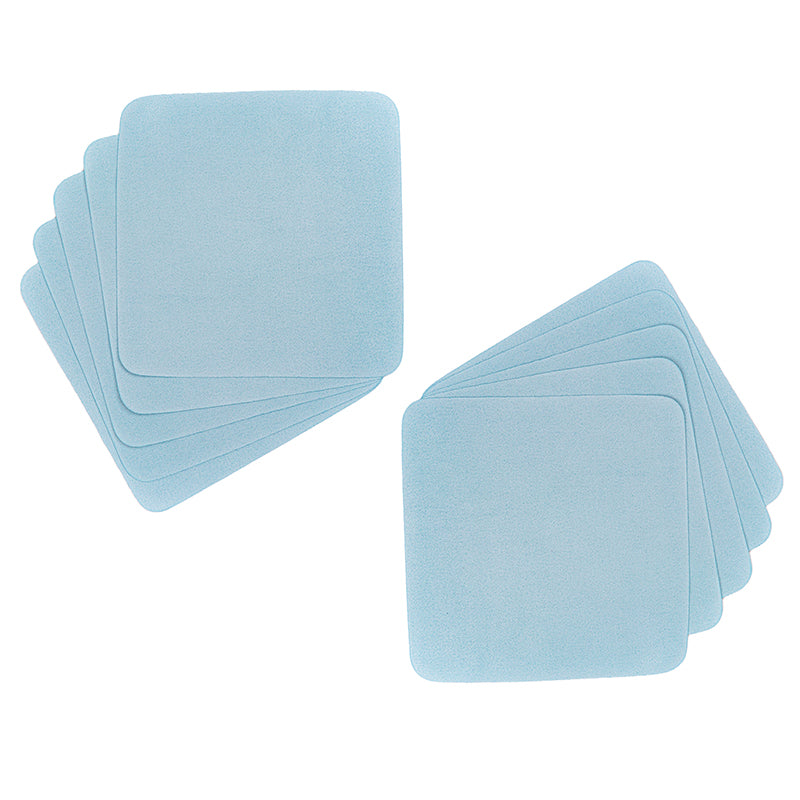 Poshlyf Applicator Cloth Light Blue/ Green 10cmx10cm (10 units)