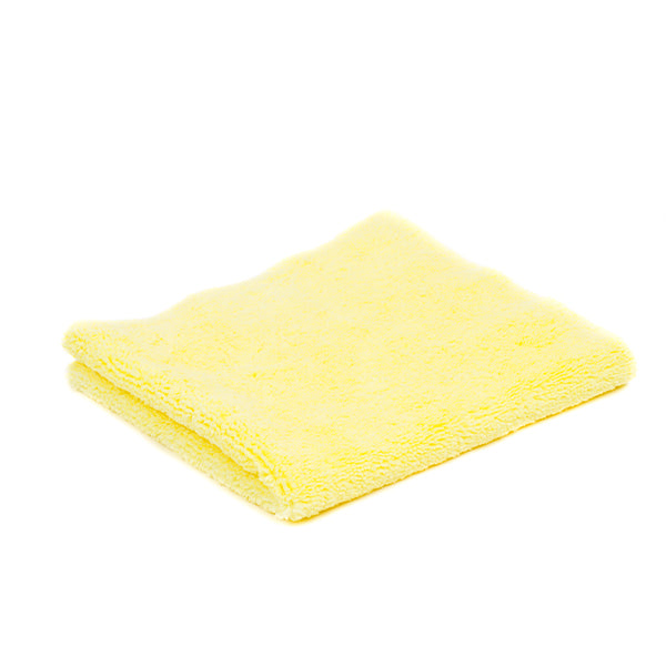 Poshlyf Microfiber Cloth Edgeless-Duo Type 40cm x 40cm Light Yellow 380 GSM (1unit)