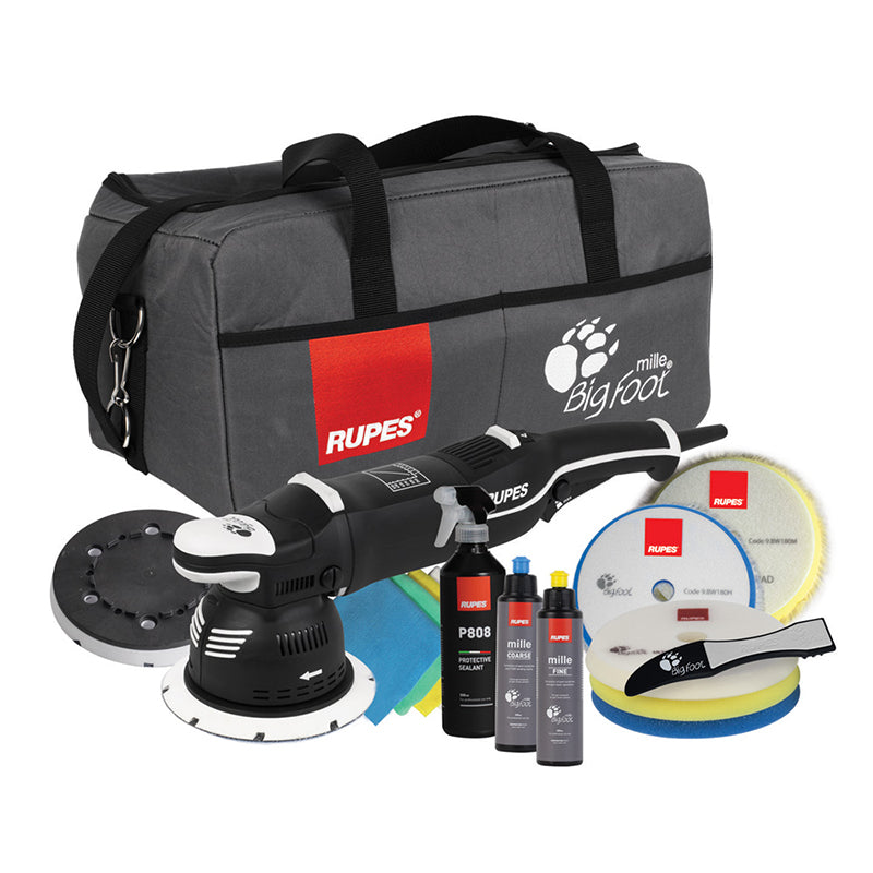 Rupes Bigfoot LH19E Rotary Polisher – Deluxe Kit
