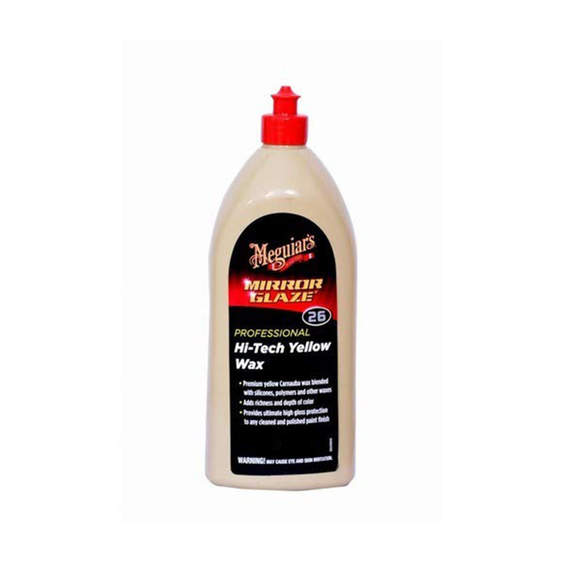 Meguiar’s Mirror Glaze Professional 26 Hi- Tech Yellow Wax (1 Litre)