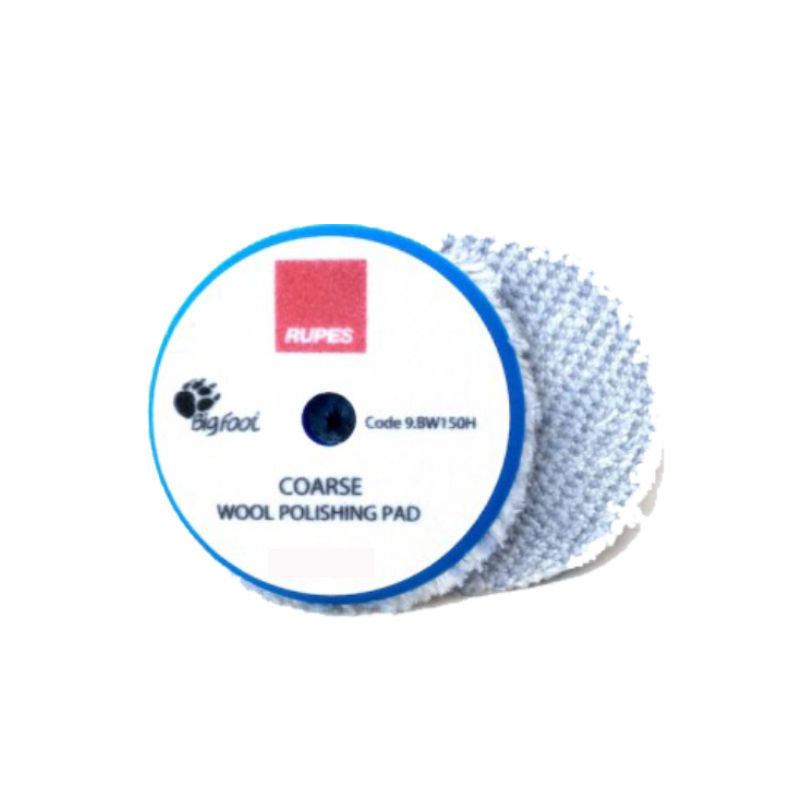 Rupes Coarse Blue Wool Compounding Pad 130/145 mm