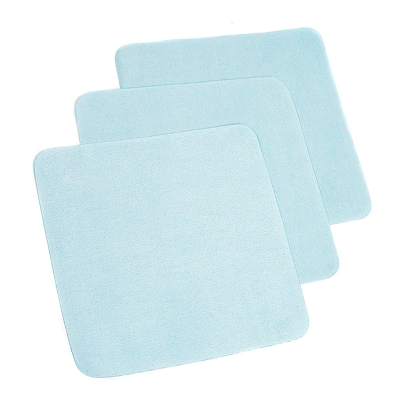 Poshlyf Applicator Cloth Light Blue/Green 10 cm x 10 cm 3 Units